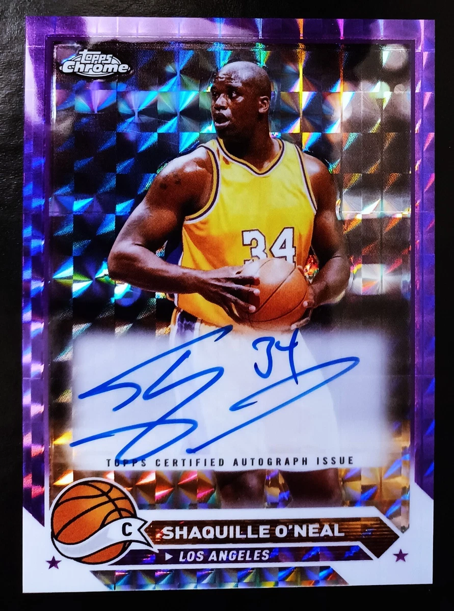 Panini Shaquille O'Neal Basketball Autographed Sports Trading