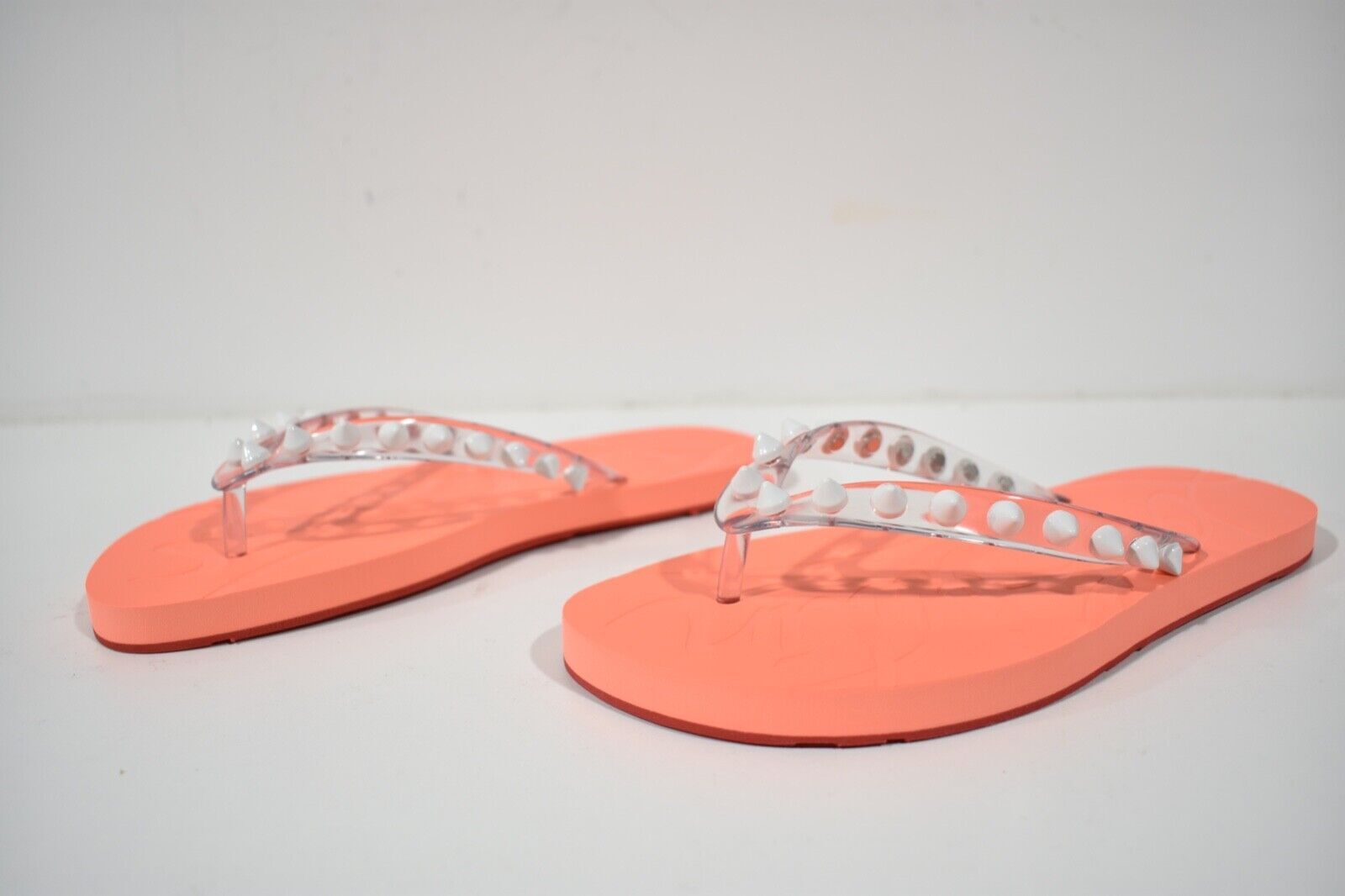 Christian Louboutin Loubi Flip Spikes Donna Flat Drag Thong Flip Flop Sandal 36 image 9