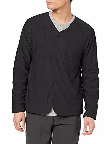 Snow Peak] Cardigan Flexible Insulated Cardigan Black Japan S