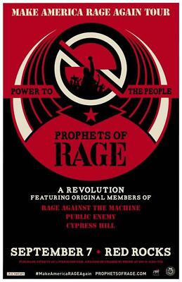 RAGE AGAINST THE MACHINE PUBLIC ENEMY RED ROCKS 2016 CONCERT