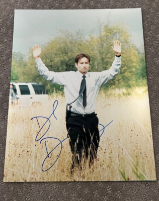 David Duchovny signed autographed 11x14 photo X-Files Fox Mulder