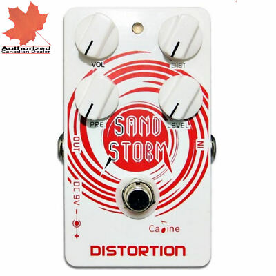 Caline CP-27 Sand Storm Crunch Distortion Guitar Effect Pedal True Bypass New