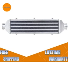 28"x7.4"x2.8" UNIVERSAL ALUMINUM TURBO INTERCOOLER 2.6" IN/OUTLET