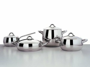 Alessi,Sg105/16 "Mami", Long Handled Saucepan In 18/10 Stainless Steel Mirror Polished,1 Qt 23 Oz (789542472642)