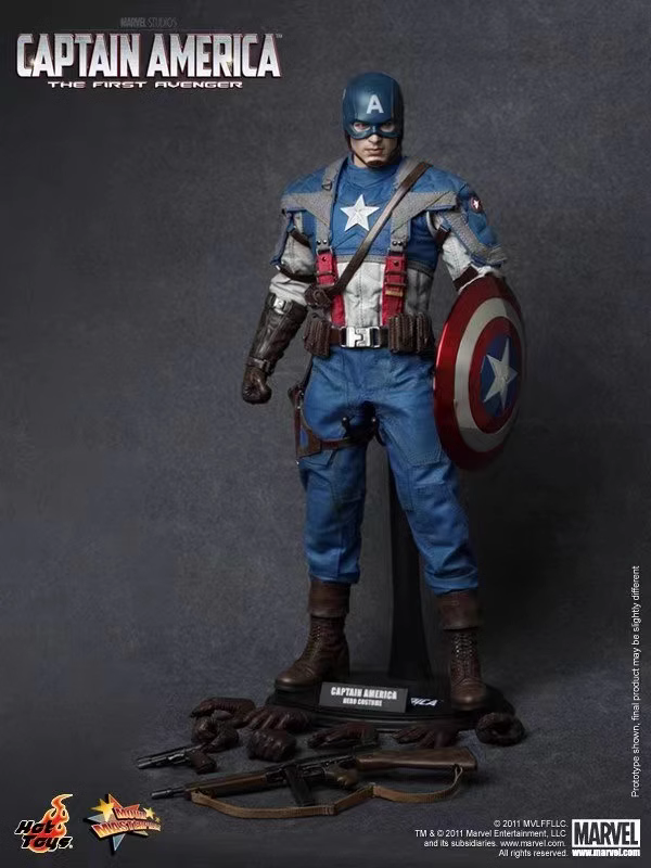 New Hot Toys MMS156 The First Avenger Captain America Chris Evans