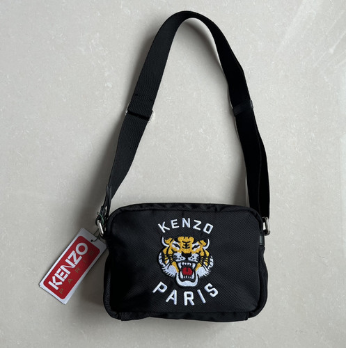 Kenzo Tiger head embroidered square shoulder bag small shoulder bag