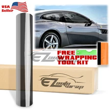 VLT 35% Uncut Roll 30" x 10FT Window Tint Film Charcoal Black Car Glass Office