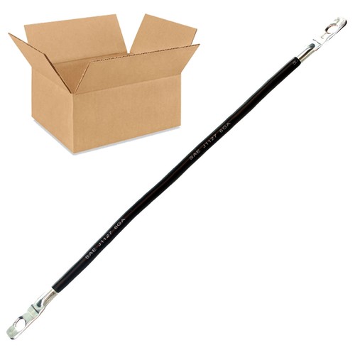 25PC 6 Gauge AWG 12" Golf Cart Battery Cable 5/16" Lugs Zinc Plated