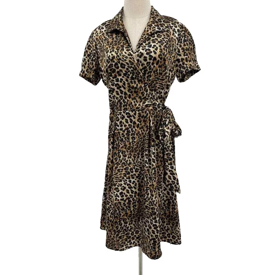 Vestidos Vintage de todos los días de raso para Mujeres