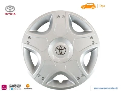 1 Enjoliveur Toyota Yaris Aygo 14" pouces PZ443-B066101 PZ443B066101 d'origine