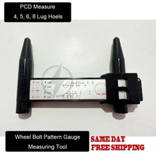 1 Spacer Adapter Wheel Rim Bolt Pattern Tool Gauge PCD Measure 4 5 6 8 Lug Holes