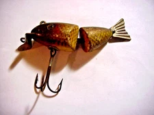 CCB Creek Chub 9-7-20 Jointed FLAP TAIL MINNOW  FISHING LURE with Glass Eyes