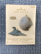 2008 The Death Star and Star Destroyer Star Wars  Return of the Jedi Hallmark