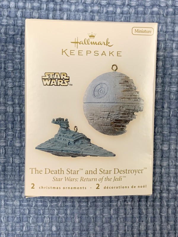 2008 The Death Star and Star Destroyer Star Wars: Return of the Jedi Hallmark