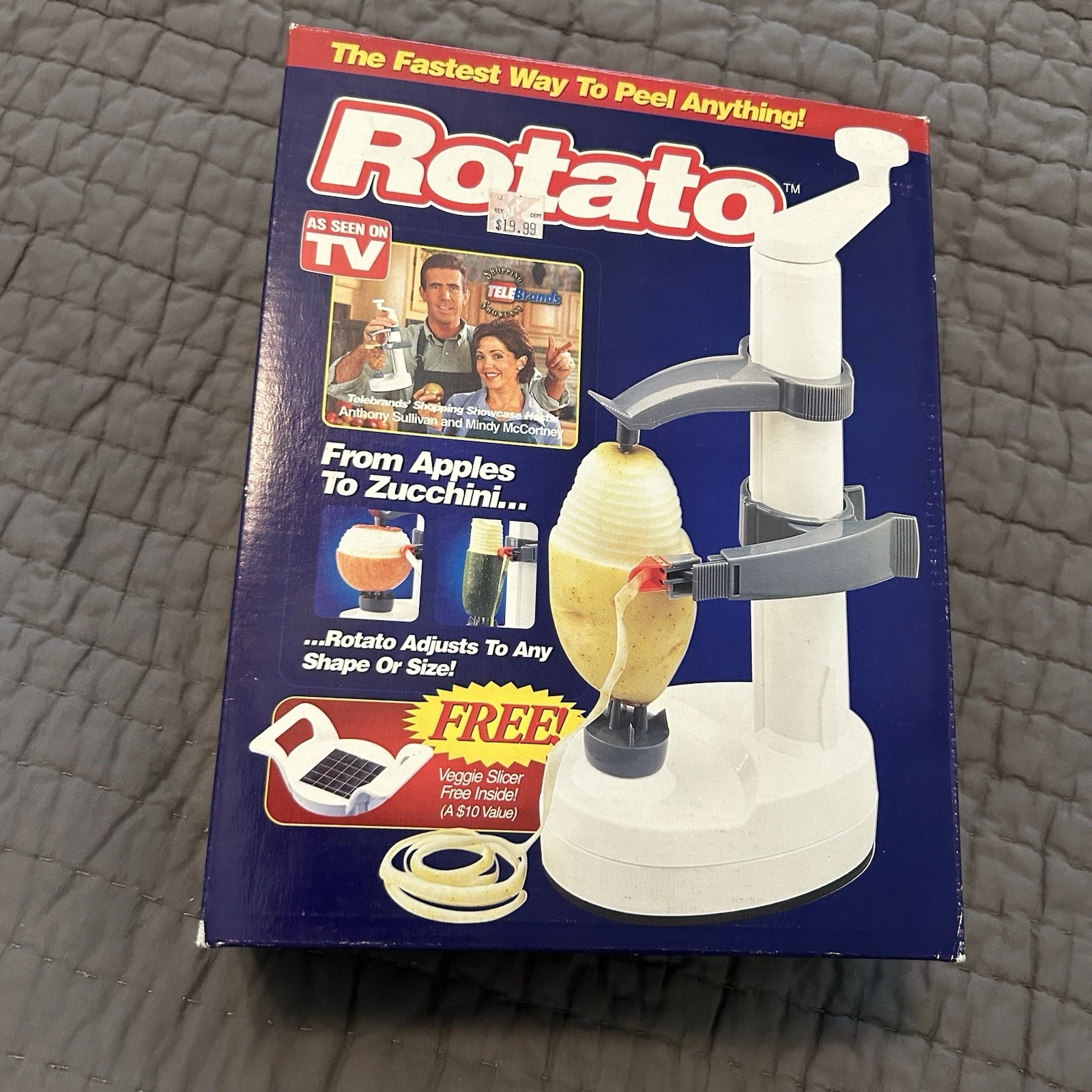 Rotato Potato Apple Vegetable Zucchini Peeler As Seen on TV New In Box Vintage
Opens in a new window