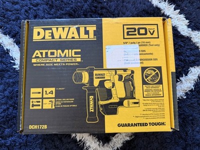 New Dewalt DCH172B 20 Volt Max Atomic Brushless 5/8  SDS Rotary Hammer (NIB)