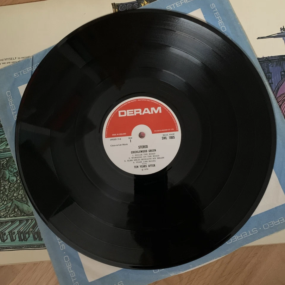 Ten Years After Cricklewood Green LP Vinyl Deram Stereo Alvin Lee - Image 2 of 4