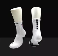 Nike NBA Elite Socks - Mid Length -Size Large One Pair **Many Color**