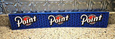 Point Beer~~Rubber Bar Rail Mat Pad Home Bar Man Cave Blue~Red~White~Black~NEW