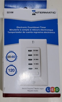 Intermatic Ei210w Auto Shut Off Timer ,  NEW