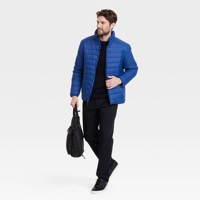 Écharpe Réversible Matelassée Goodfellow & Co Pour Homme - Bleu, Neuf Avec étiquettes