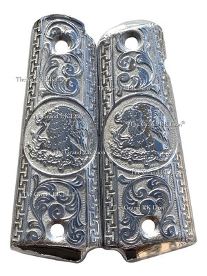 Cachas Colt 1911 38 & 45 Super Original 55r Mexican Flag Grip MADE IN MEXICO