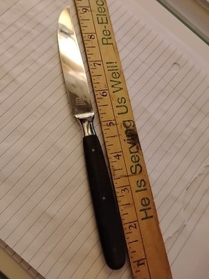 Solingen Universal Single Cut knife Stainless Germany Made for Sears Rivot Wood 