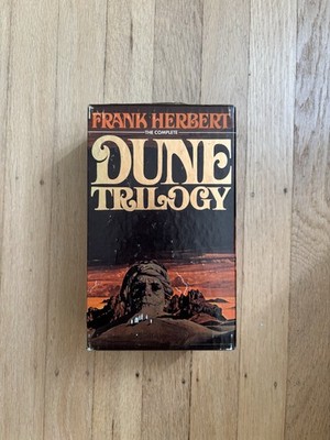 Original Frank Herbert - The Complete Dune Trilogy Book Box Set (Berkley 1977)