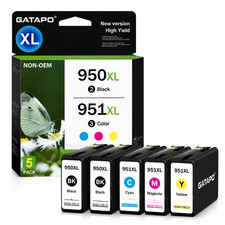 5PK 950XL 951XL Ink Cartridges For OfficeJet Pro 8620 8625 8630 8640 8660