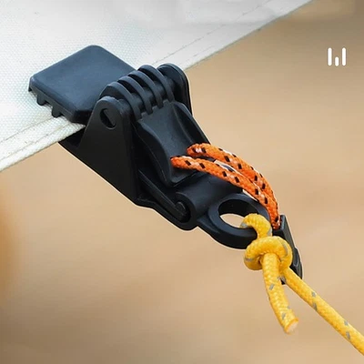 Pince De Tente En Plastique Antirouille Et Coupe-vent Fixation Sécurisée Pour - Photo 1/4