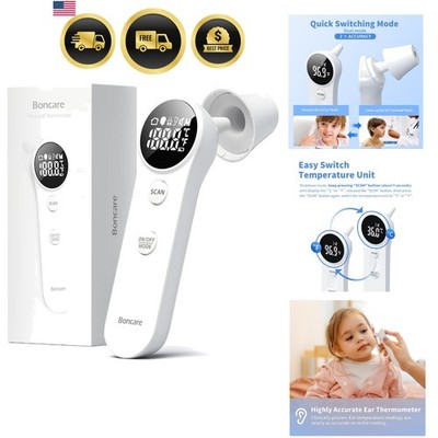 Ear and Forehead Thermometer for Adults and Kids | 2X Accuracy Infrared Digit...