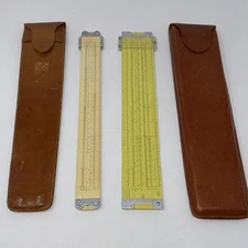 Lot Of 2 Vintage Pickett Measuring Speed Ruler Instruments N4-es 1010-t