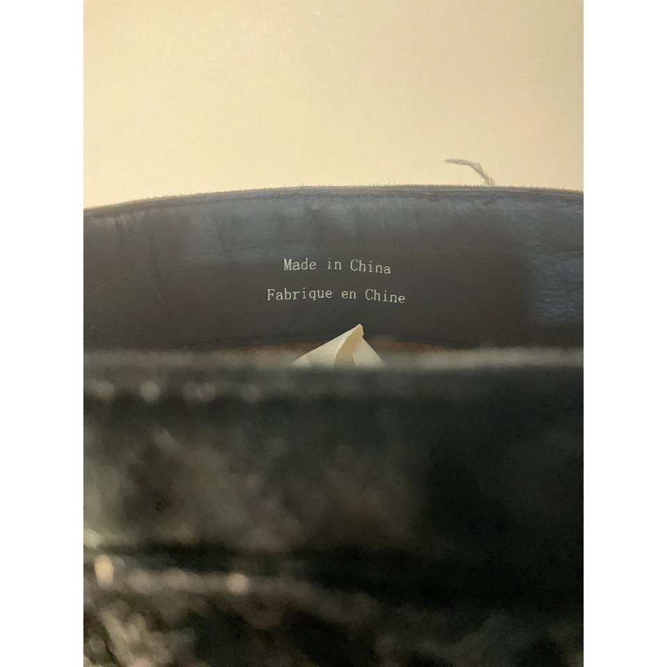 Bota Jeffrey Campbell Shake-Ya Pluma Negra Sobre la Rodilla Talla 8.5 Foto 2 de 4