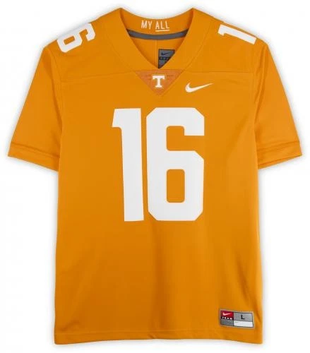 Peyton Manning Tennessee Volunteers Signed Nike Orange Limited Jersey w/Insc - Image 3 of 4