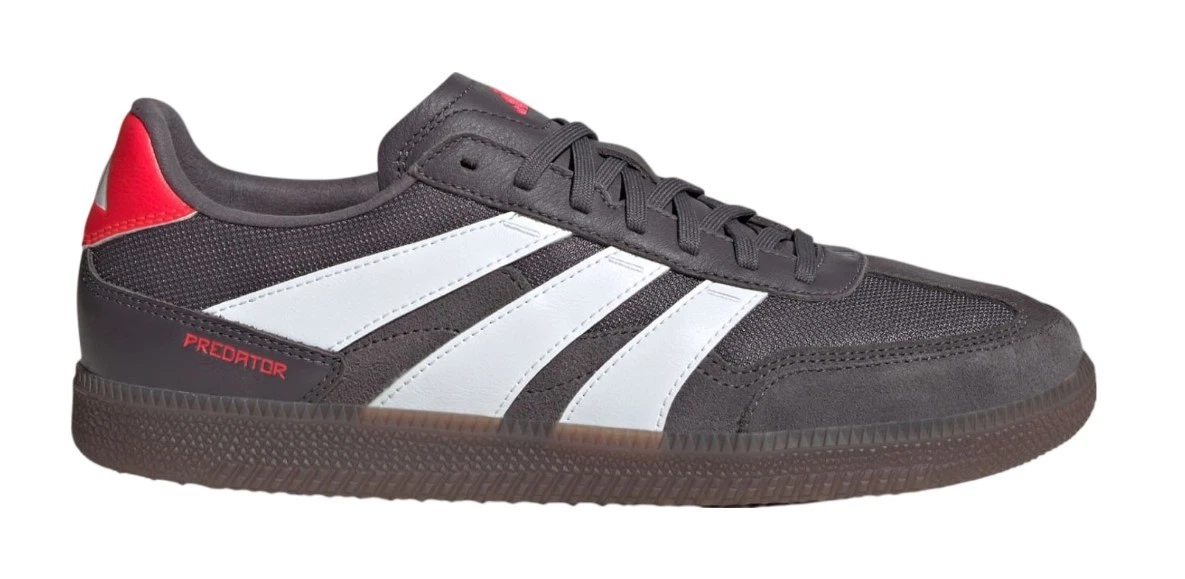 Adidas Predator 24 League Freestyle Low Grey Strata White Red for
