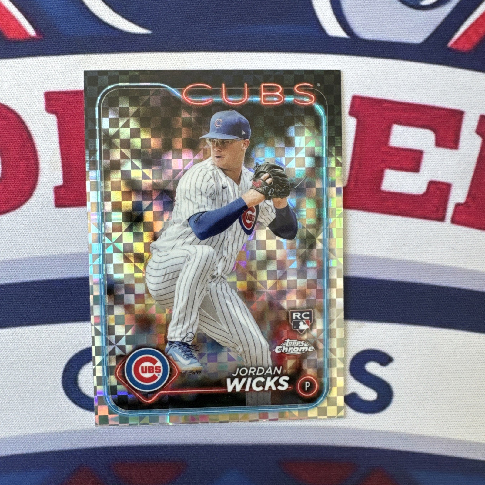 2024 Topps Chrome Jordan Wicks Rookie X-Fractors #67 Chicago Cubs