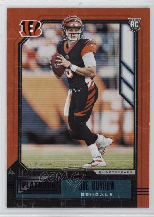 2020 Panini Playbook Rookies Purple Joe Burrow #101 19rf
