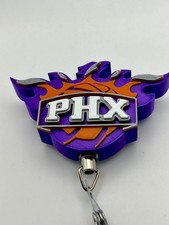 Phoenix Suns Badge Reel: Heavy Duty Belt or Alligator Clip