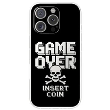 Graphic Case For Apple iPhone (16,15,14,13,12,11,X,8,7),Game Over 3 Print