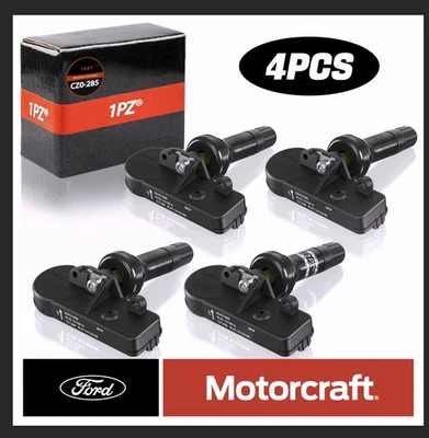 4PCS Genuine Motorcraft Tire Pressure Monitoring Sensor OEM TPMS-12 9L3Z-1A189-A - Image 1 of 4