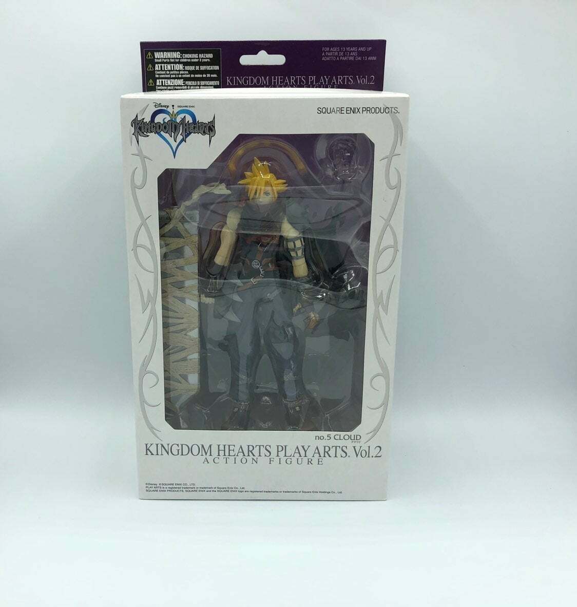 値下【希少】キングダムハーツ PLAY ARTS vol.2 クラウド スクエア Kingdom Hearts Play Arts Vol. 2 Cloud Strife Action Figure