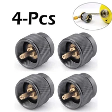 4Pcs Propane to Butane Adapter Converter Conversion for Camping Stoves Lights