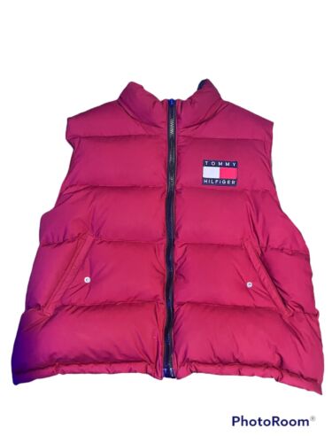 vintage tommy hilfiger reversible vest