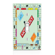 Game Night Board Light Switch Cover, Home Décor, Night Light, Cabinet Knob