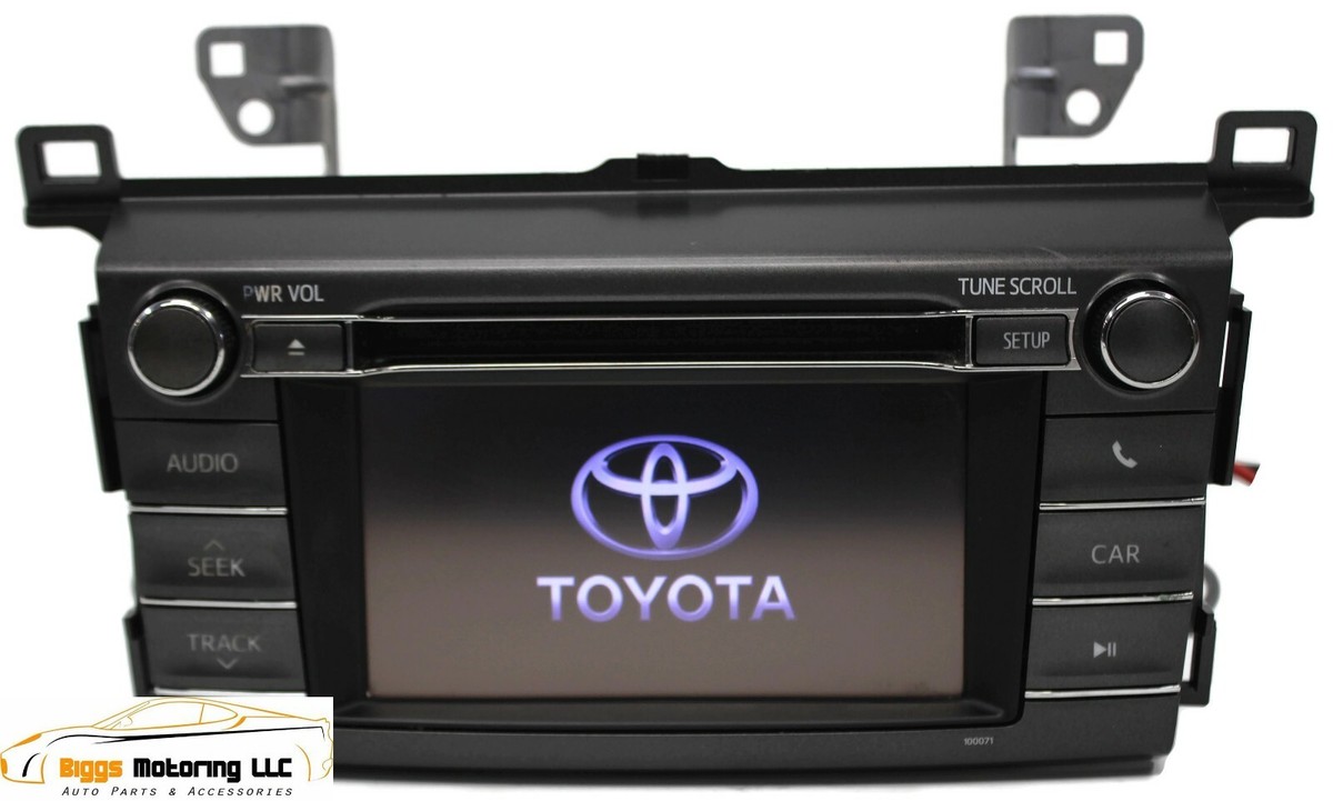 2013-2015 Toyota Rav4 100071 Radio Stereo Cd Player Display Screen