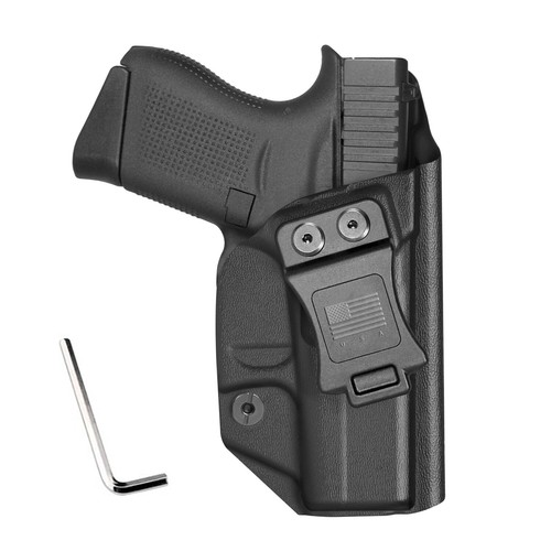 IWB KYDEX Holster Fits Glock 43/43X & Glock 43X MOS Pistol Adjustable Cant - Picture 6 of 44