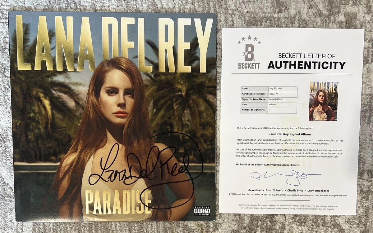 Lana Del Rey Signed Memorabilia products for sale | eBay