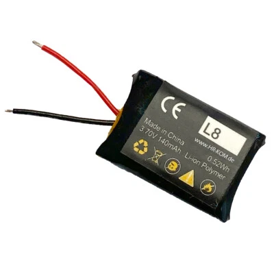 HR-KOM Akku für CS70 CS530 Plantronics LiPo 3,7 Volt AK/CS70-N