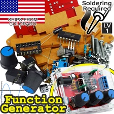 Function Generator XR2206 - DIY Kit - Optional Wall Plug [SOLDERING REQUIRED]