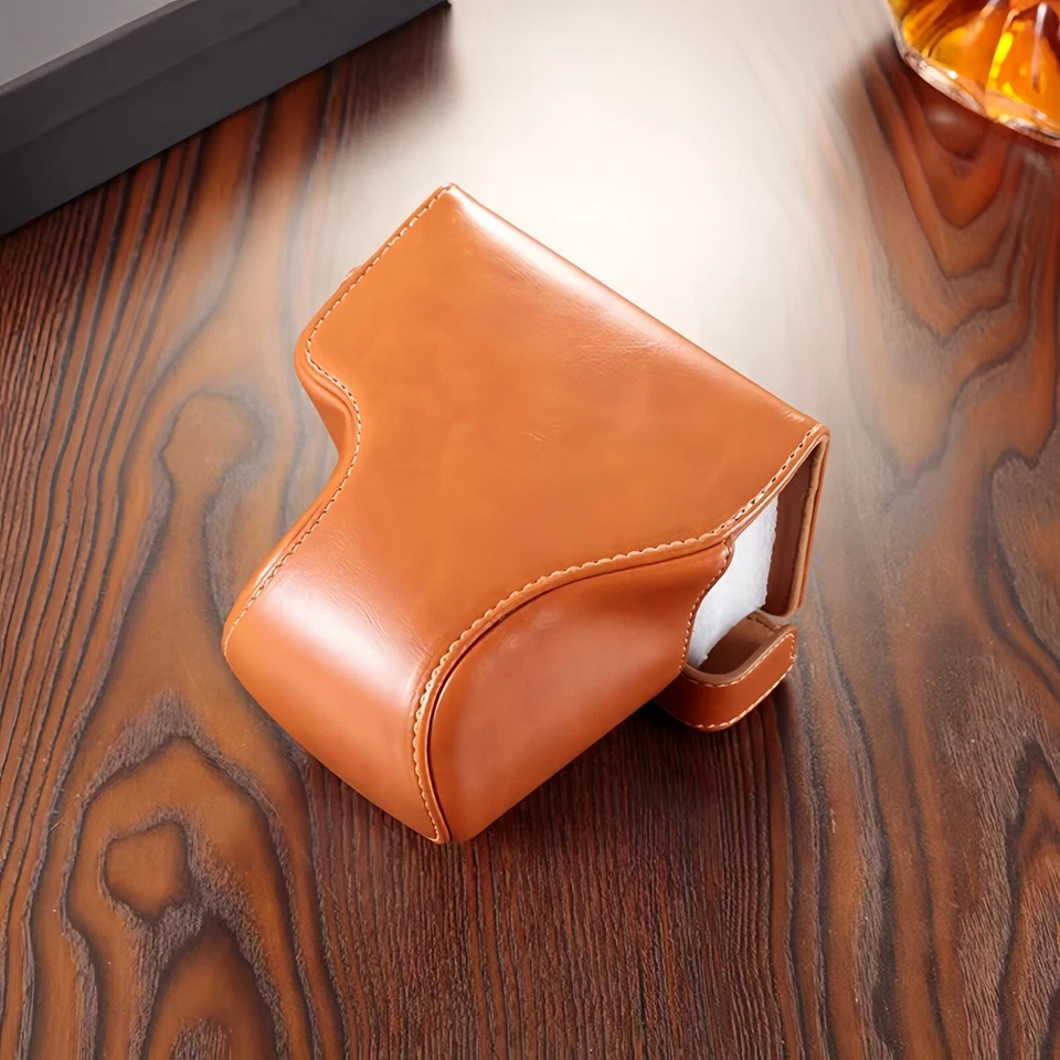 Camera bag for Canon M50 M50 II Leather protective cover wear-resistant - Imagem 2 de 4